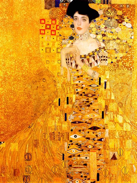 グスタフ・クリムト Gustav Klimt - Portrait of Adele Bloch-Bauer I 2048x2732 ...