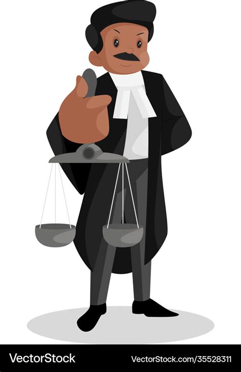 Lawyer cartoon Royalty Free Vector Image - VectorStock