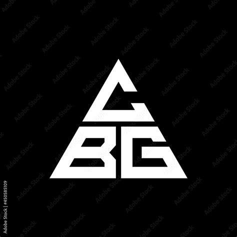 CBG triangle letter logo design with triangle shape. CBG triangle logo ...