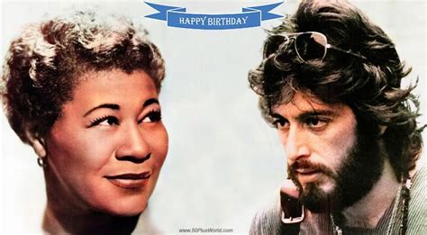 an image of a man and woman looking at each other with happy birthday ...