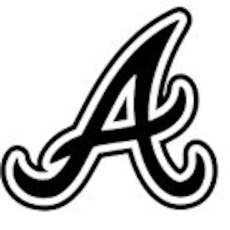 Braves Logo Black