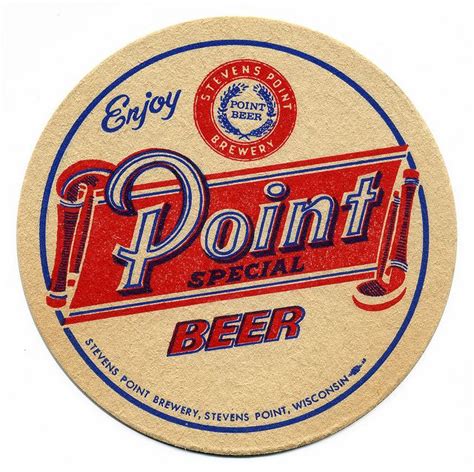 Point Beer | Beer coasters, Vintage beer labels, Vintage beer signs