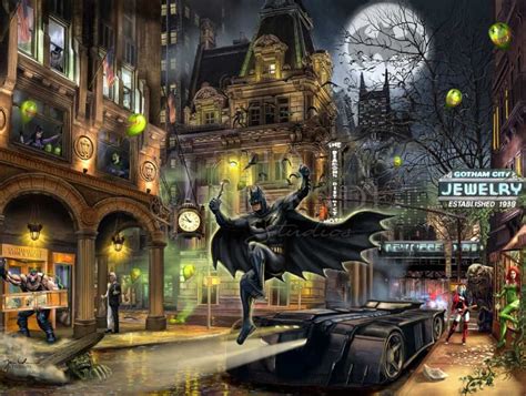 Batman™ Gotham City™ - Thomas Kinkade Smoky Mountains