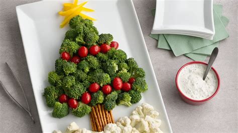 Christmas Tree Vegetable Platter Recipe - Tablespoon.com