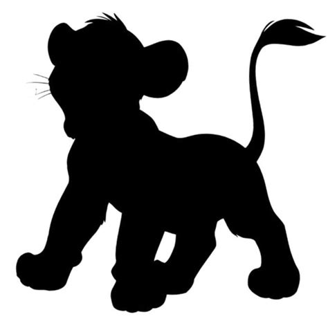 Simba Silhouette at GetDrawings | Free download