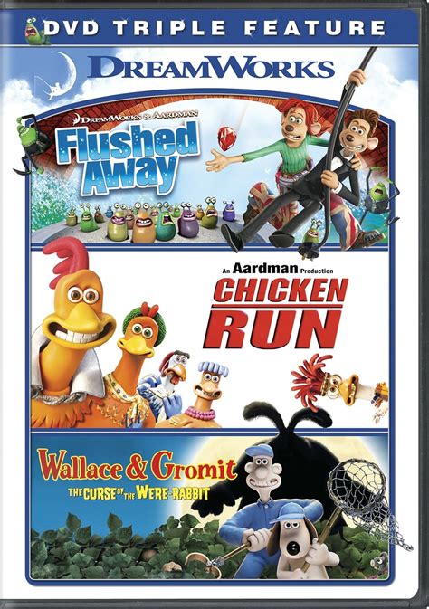 Flushed Away / Chicken Run / Wallace & Gromit [DVD] [Region 1] [US ...