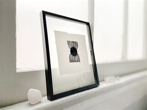 How To Frame Small Deckle Edge Artwork — RORY LINN