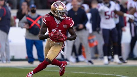 49ers' Brandon Aiyuk not expected to play Thursday night vs. Giants due ...