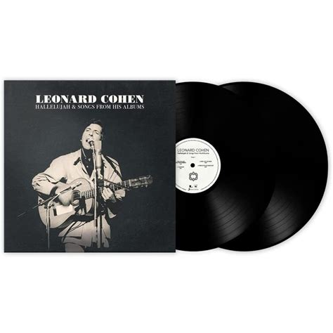 LEONARD COHEN - Hallelujah And Songs From His Albums - 2LP - Black Vin