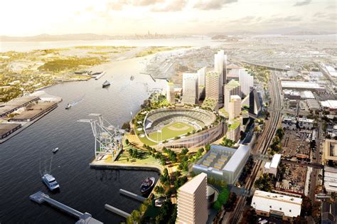 Oakland A's Waterfront Stadium at Howard St. Terminal Strikes Out