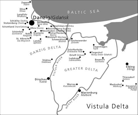 Vistula River Map