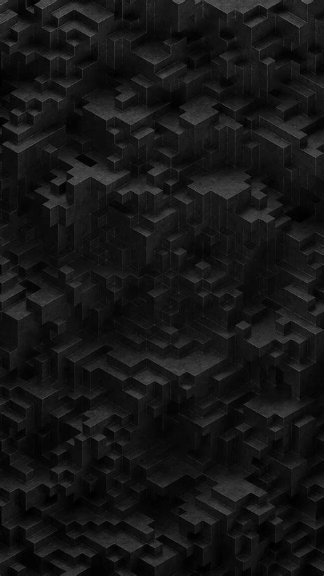 Blocks, abstract, black, black and white, cubes, higgsas, minecraft ...