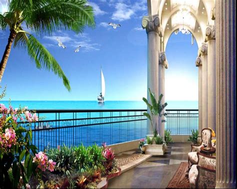 Tropical Balcony Wallpapers - Wallpaper Cave