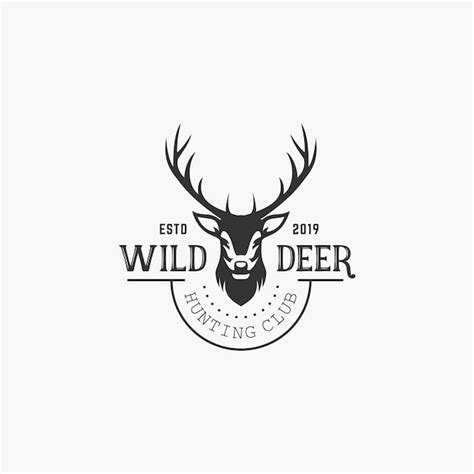 Premium Vector | Deer logo design