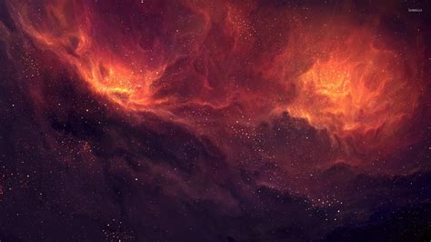 Firey nebula wallpaper - Space wallpapers - #26344