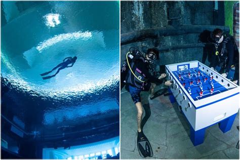 Worlds Deepest Swimming Pool With a Sunken City, Apartment & Arcade to ...