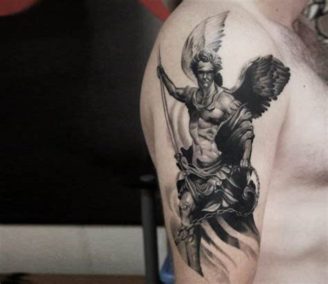 Warrior Angel tattoo by Andrey Stepanov | Post 16120