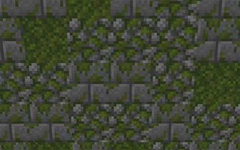 Minecraft Mossy Stone Texture