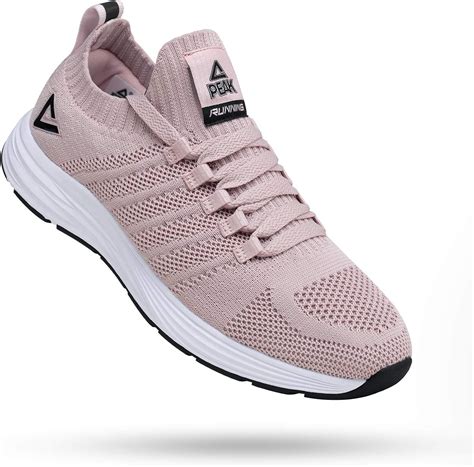 PEAK Woen Sneakers für Laufen, Walken, Tennis, Pink (Rose), 38 EU ...