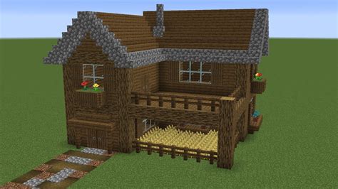 Minecraft - How to build old wooden house - YouTube