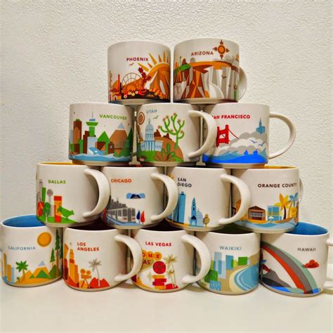 Starbucks You Are Here Collection Mugs on Ebay | Starbucks city mugs ...