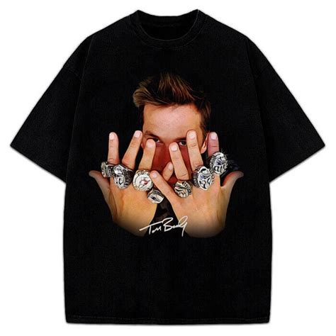 Tom Brady 7 Rings Greatest Of All Time GOAT T-Shirt - Walmart.com