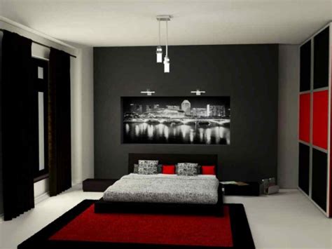 17 Divine Combinations Of Red & Grey In The Bedroom