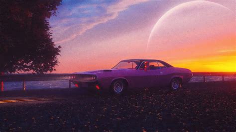 Classic Car Outrun, artist, artwork, digital-art, outrun, HD wallpaper ...