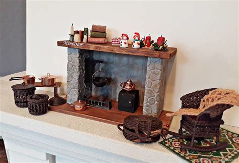 Dollhouses: Fireplace - miniature for dolls and doll houses – купить на ...