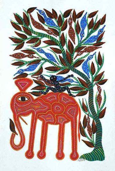 Bhil Art by artist Bhuri Bai – Image, Folk Art | Mojarto