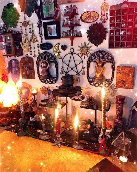 Pin by caja on canvas | Wiccan decor, Witch room, Witch decor