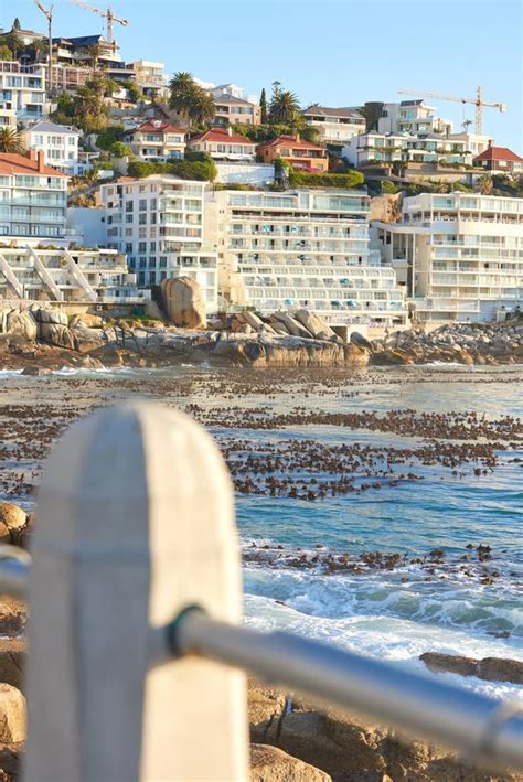 Clifton, Cape Town, South Africa Panorama Seascape with Clouds, Blue ...