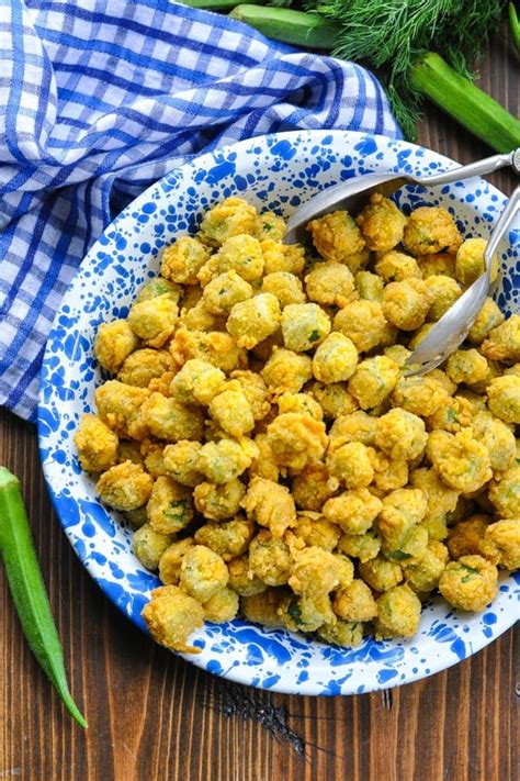 Fried Okra - The Seasoned Mom