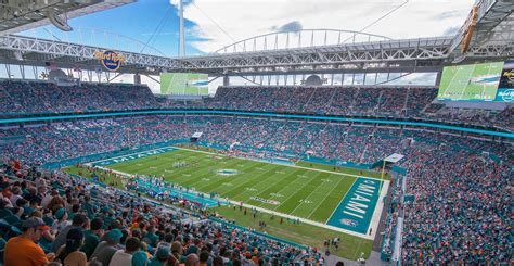 Hard Rock Stadium, gridiron | Miami dolphins stadium, Nfl stadiums ...