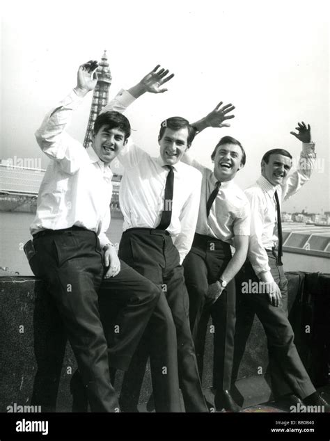 GERRY AND THE PACEMAKERS UK pop group in Blackpool in 1963 from left ...