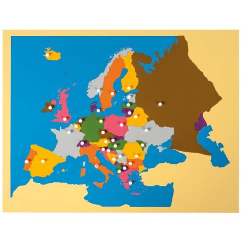 Puzzle Map: Europe | Nienhuis Montessori