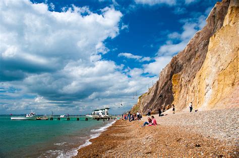 The Colourful Sands of Alum Bay - Isle of Wight, England