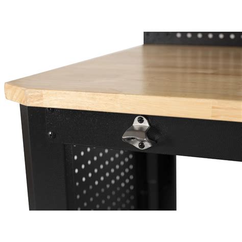 Craftsman 48 in. Adjustable Height Workbench with Pegboard and LED Light