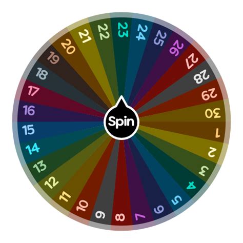 Numbers 1-30 | Spin The Wheel App