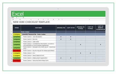 Free Hr Excel Templates - PRINTABLE TEMPLATES