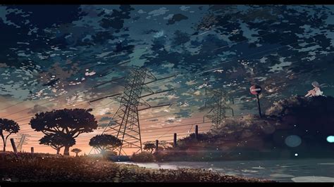 anime, Utility Pole Wallpapers HD / Desktop and Mobile Backgrounds