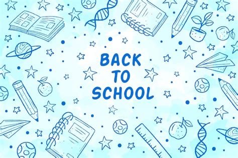 Free Vector | Back to school wallpaper