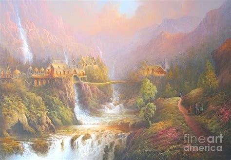 Rivendell Painting at PaintingValley.com | Explore collection of ...