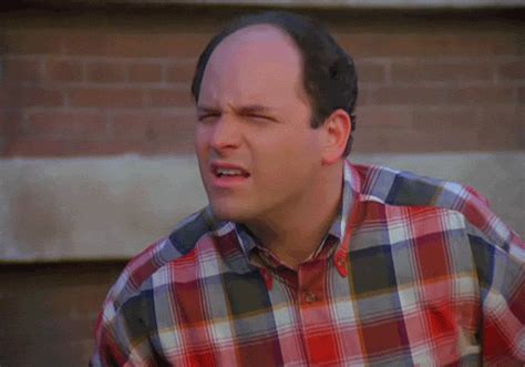 George Costanza Squint and Shock (Seinfeld) | Gifrific