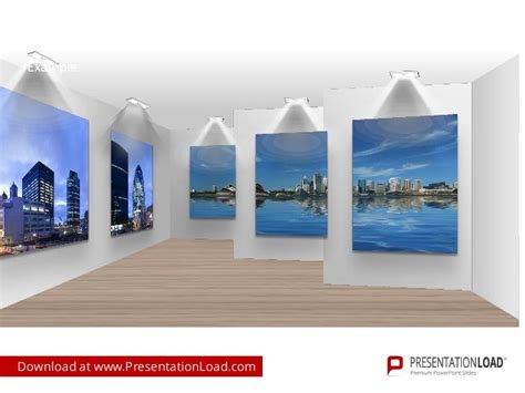 PowerPoint Image Layouts - Art Gallery Template