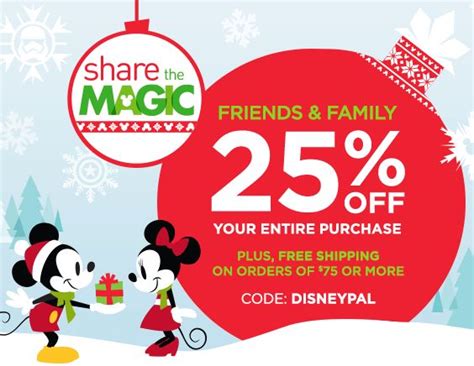 Save 25% Off ENTIRE PURCHASE at the Disney Store Sale! Ends 11/9