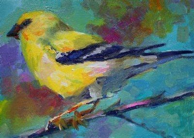 Yellow Bird Painting at PaintingValley.com | Explore collection of ...