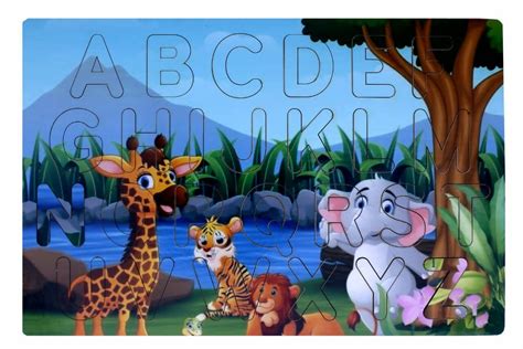 Wooden Alphabet Puzzle For Kids – PyaraBaby