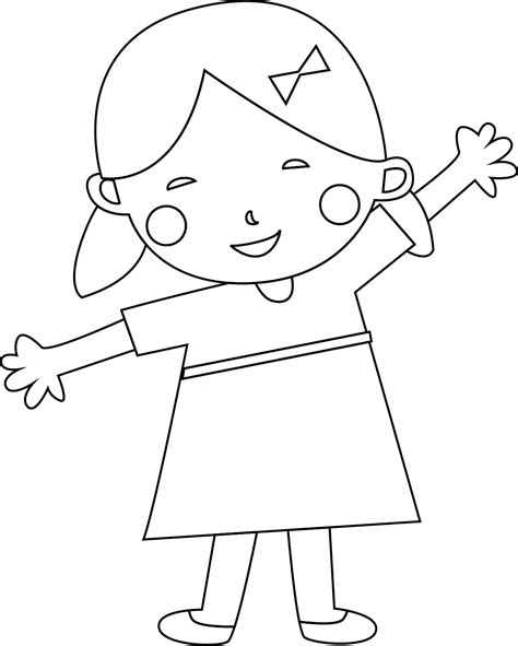 Child Coloring Page | Wecoloringpage.com