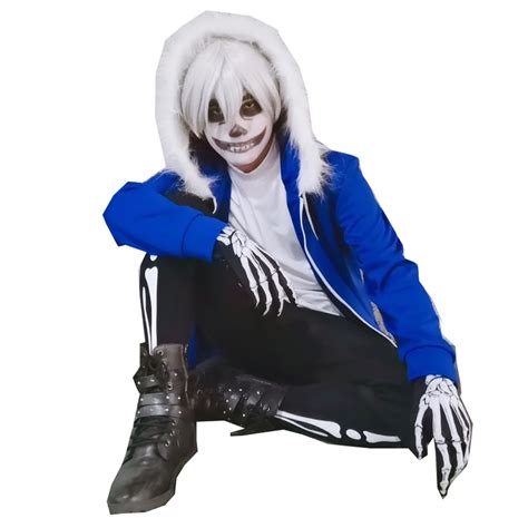 Sudadera-con-capucha-para-Cosplay-de-Undertale-Sans-capa-azul-con ...